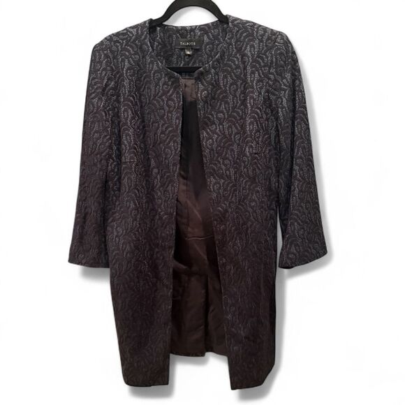 Talbots Long Blazer with Three-Quarter Sleeves Size 10 - Picture 1 of 5